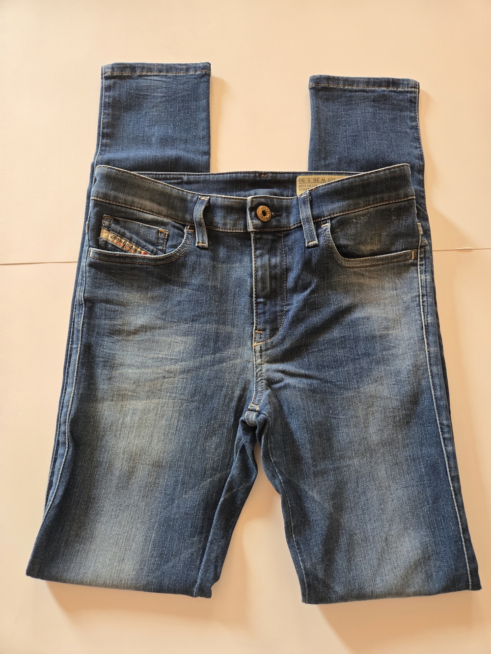 Diesel Shioner Skinny Jeans Blue Waist 26